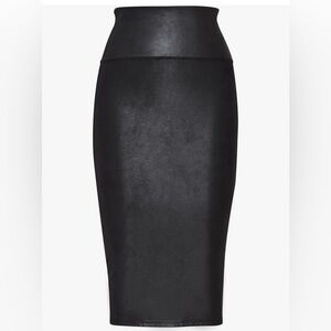 Spanx Faux Leather Pencil Skirt